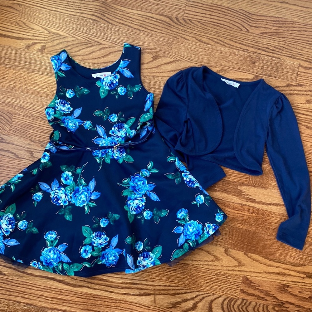 Knitworks Floral Dress Set